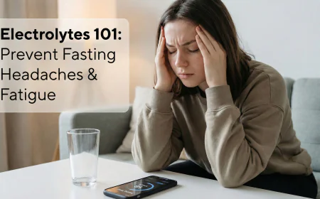 Electrolytes 101: How to Prevent Headaches and Fatigue While Fasting